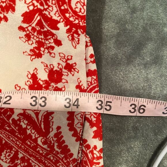 #100 MADEWELL Silk Asian Print Dress - Picture 9 of 12